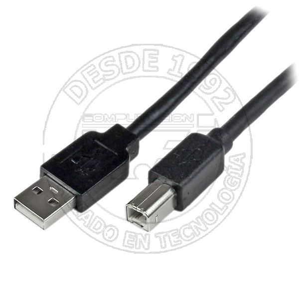 Cable 20 Metros 20m Usb B Macho A Usb A Macho Activo Amplificado Usb 2 (USB2HAB65AC)