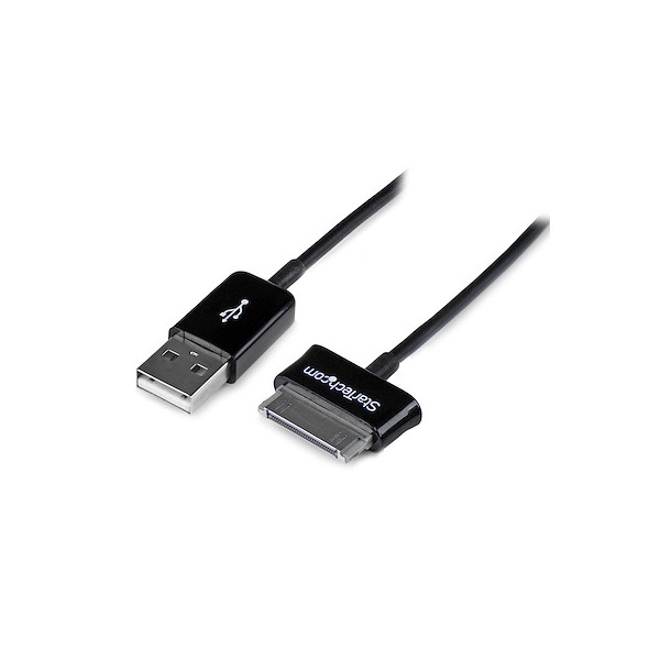 Cable Adaptador 2M Conector Dock USB Para Samsung Galaxy Tab - Negro