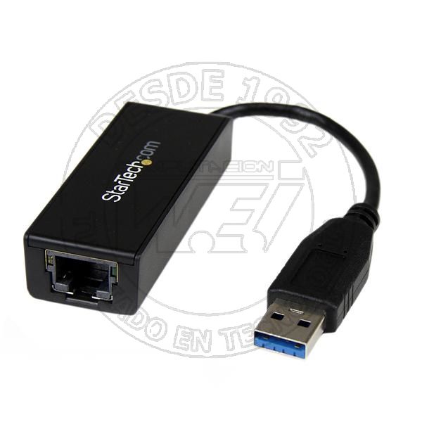 Adaptador Tarjeta de Red Externa Nic USB 3.0 A 1 Puerto Gigabit Ethern (USB31000S)