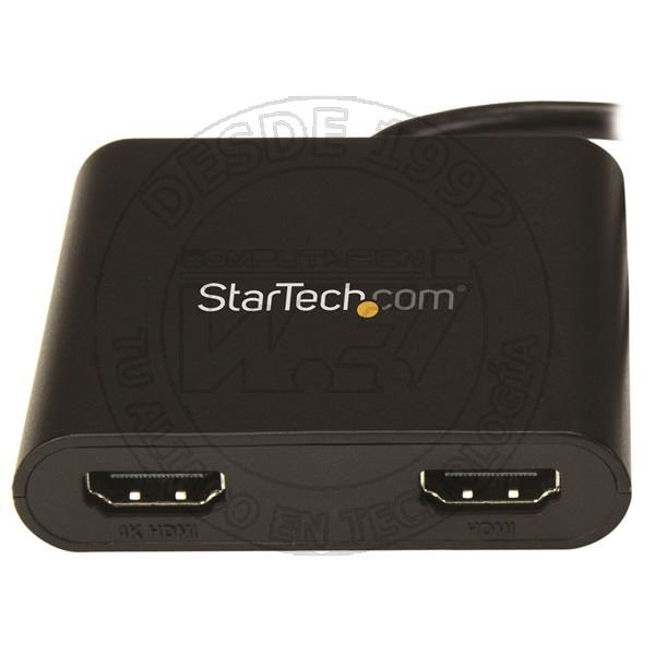 Adaptador de Video Externo USB 3.0 A 2 Puertos Hdmi 4K Para 2 Pantallas (USB32HD2)