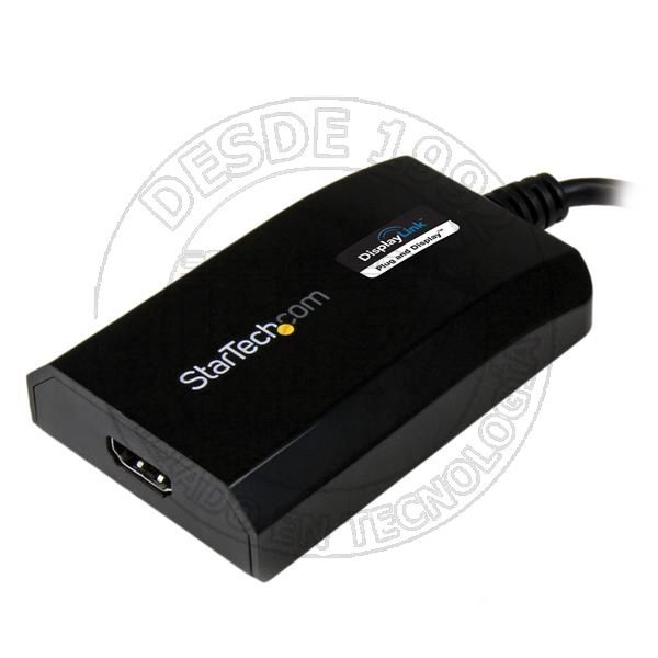 Adaptador Gráfico Externo Multi Monitor USB 3.0 A Hdmi Hd Certificado (USB32HDPRO)