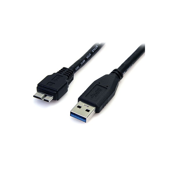 Cable 50 cm USB 3.0 Super Speed Ss Micro USB B Macho A USB A Macho Adap (USB3AUB50CMB)