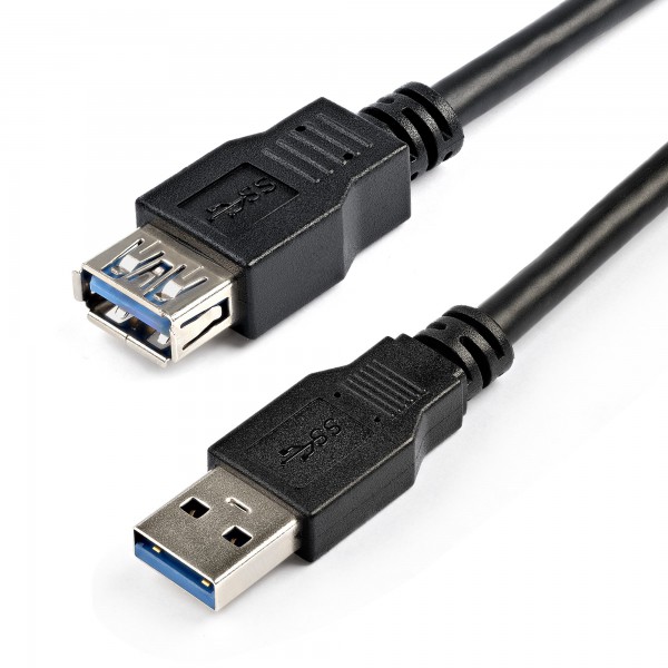 Cable USB 3.0 de 2M Extensor Alargador  USB A Macho A Hembra (USB3SEXT2MBK)