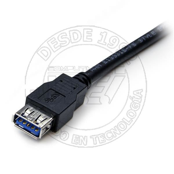 Cable 1,8m Extension Alargador Usb 3.0 Superspeed - Macho A Hembra Usb (USB3SEXT6BK)