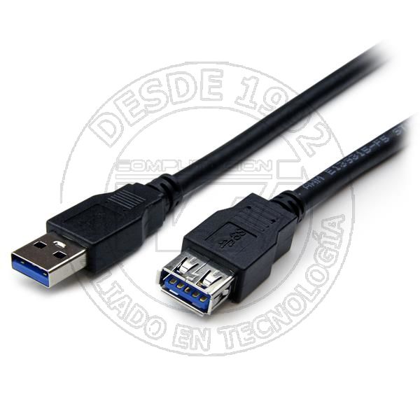 Cable 1,8m Extension Alargador Usb 3.0 Superspeed - Macho A Hembra Usb (USB3SEXT6BK)