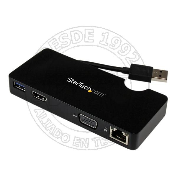 Replicador de Puertos Usb 3.0 de Viajes Con Hdmi O Vga  Docking Stati