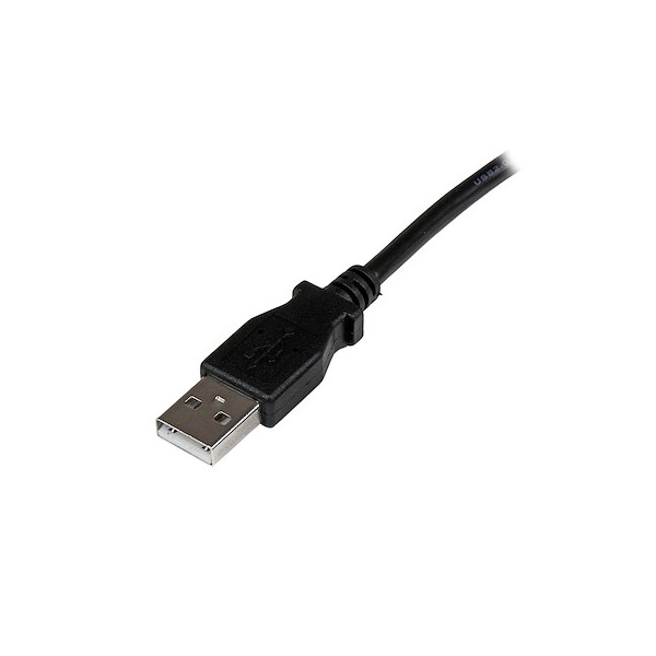Cable Adaptador USB 1M Para Impresora Acodado  1X USB A Macho  1X Us (USBAB1MR)