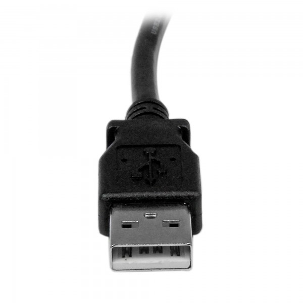 Cable Adaptador USB 2M Para Impresora Acodado  1X USB A Macho  1X Us (USBAB2MR)
