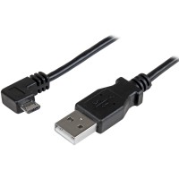 Cable de 1M Micro USB con Conector Acodado A La derecha  Cable de Car