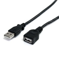 Cable USB 3M Usb A Usb A Macho Hembra Negro