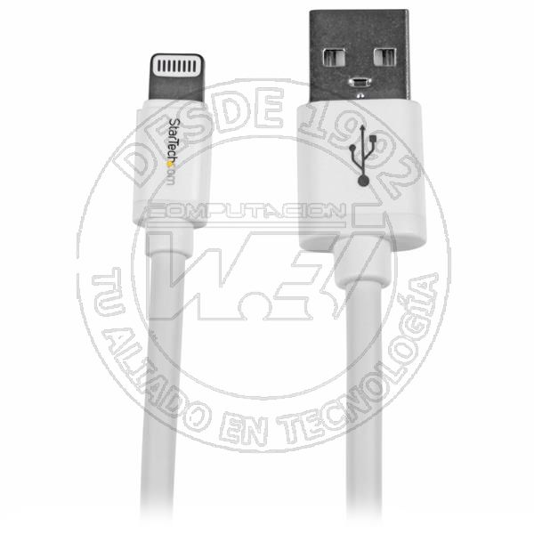 Cable De 2m Lightning De 8 Pin A Usb A 2.0 Para Apple Ipod Iphone 5 Ip (USBLT2MW)
