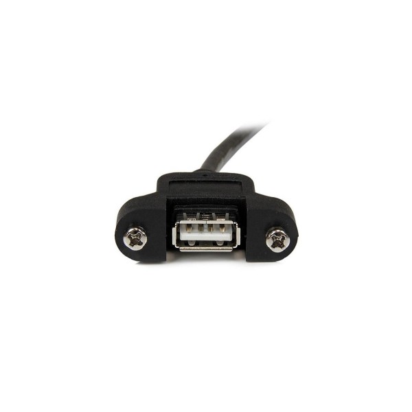 Cable Alargador De 30cm Usb 2.0 Para Montar Empotrar En Panel - Extens (USBPNLAFAM1)