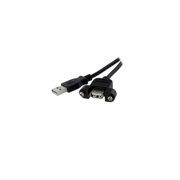 Cable Alargador De 30cm Usb 2.0 Para Montar Empotrar En Panel - Extens (USBPNLAFAM1)