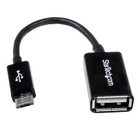 Cable Adaptador de 12 cm Micro USB Macho A USB A Hembra Otg Para Tablet