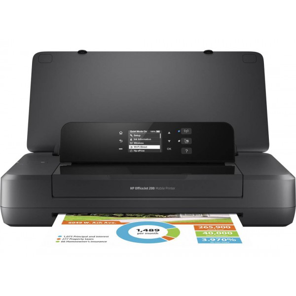 Officejet 200 Mobile Color 4800 X 1200dpi A4 Wifi Impresora De Inyecci (CZ993A#AKY)