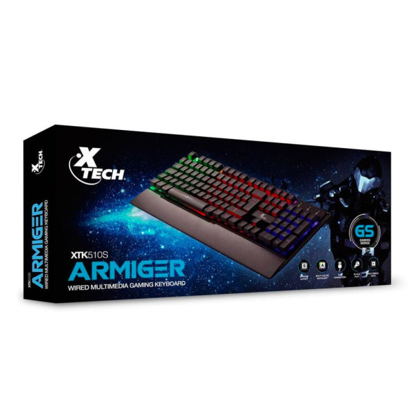 Teclado Gamer Xtech Arminger XTK-510S con Iluminación Led (XTK-510S)