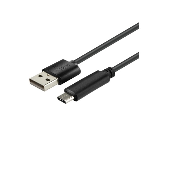 Cable con Conector Tipo C Macho A USB 2.0 A Macho