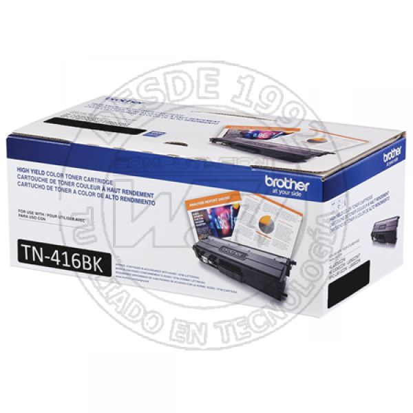 Tóner Brother TN-4168K  de Alto Rendimiento Negro (TN416BK)