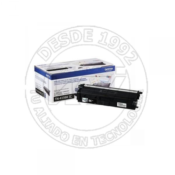 Tóner Brother TN-4198K de Muy Alto Rendimiento Negro  (TN419BK)