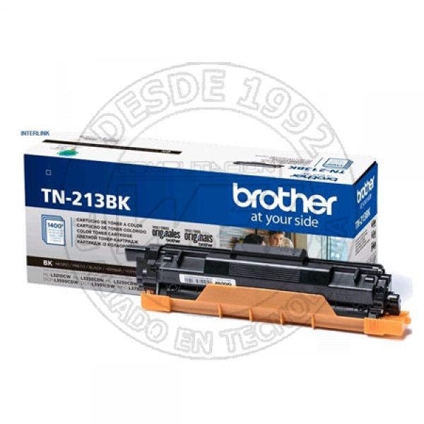 Tóner Brother Tn-213bk 1.300 Pág Negro Original (TN213BK)