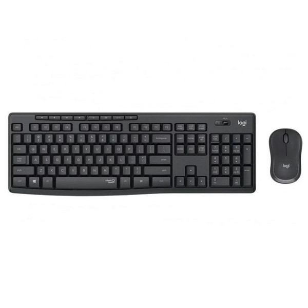 Logitech - Keyboard and mouse set - Wireless - Graphite - MK370 Combo for Business Span (920-012063)