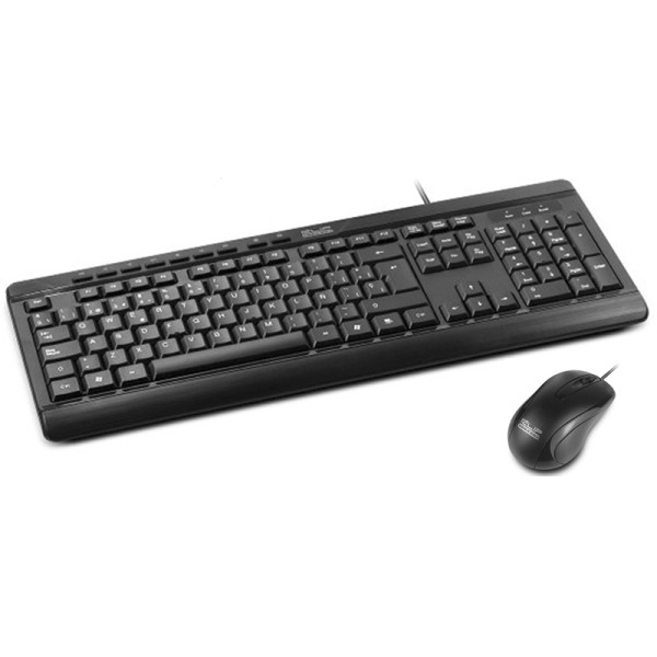 Kit Teclado y Mouse Klip Xtreme KCK-251S deskMate