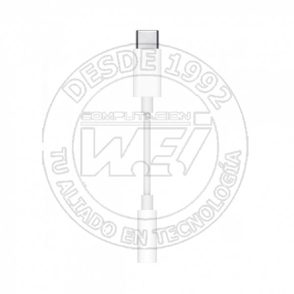 Mu7e2am/A Adaptador De Cable 3.5mm Usb-C Blanco