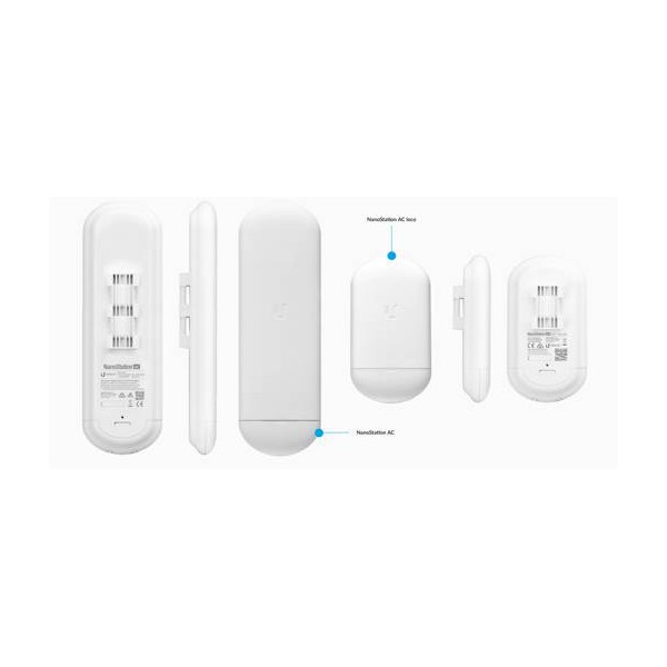 Nanostation Ac Punto De Acceso Wlan 1000 Mbits Energia Sobre Ethernet (NS-5AC)