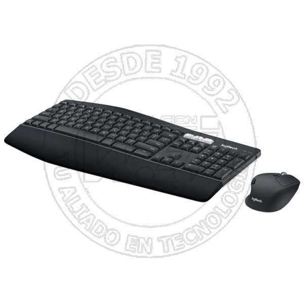 Kit Teclado Inalámbrico + Bluetooth + Mouse Mk850  Negro (Spanish) (920-008659)