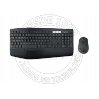 Kit Teclado Inalámbrico + Bluetooth + Mouse Mk850  Negro (Spanish)