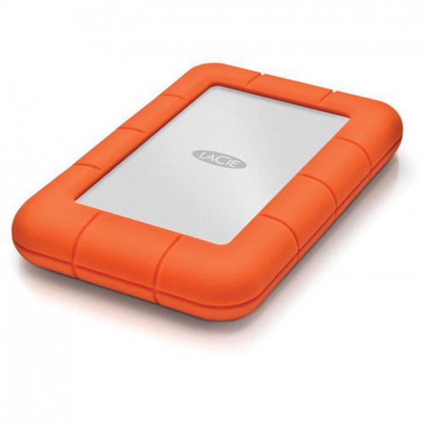 Disco Duro Externo Lacie 4000 Gb Rugged Usb-C  Naranja, Plata (STFR4000800)
