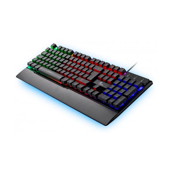 Teclado Gamer Arminger Usb Espanol Iluminacion Fondo Multicolor (XTK-510S)