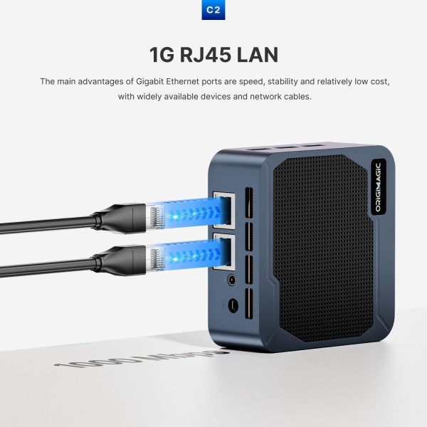 Mini PC Origimagic C2 Neo N95 12GB 512 SSD Dual Lan WIN 11 Pro (C2NEON95)