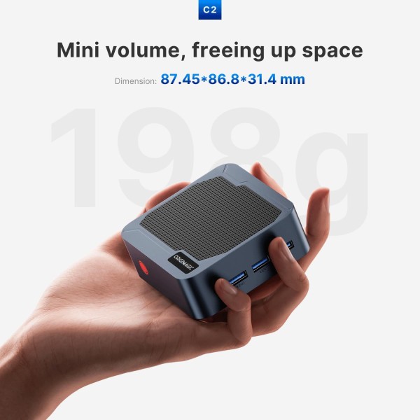 Mini PC Origimagic C2 Neo N95 12GB 512 SSD Dual Lan WIN 11 Pro (C2NEON95)
