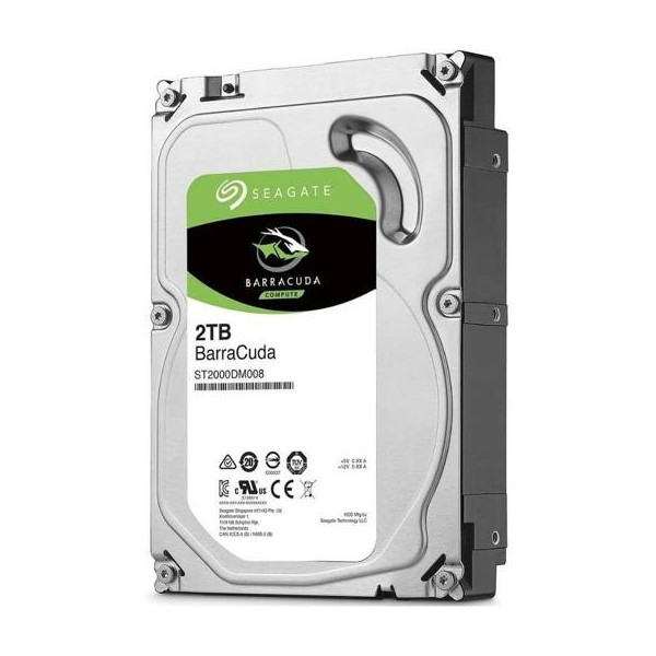 Disco Duro 2TB 3.5 Seagate Barracuda SATA 6Gb/s 7200 rpm (ST2000DM008)