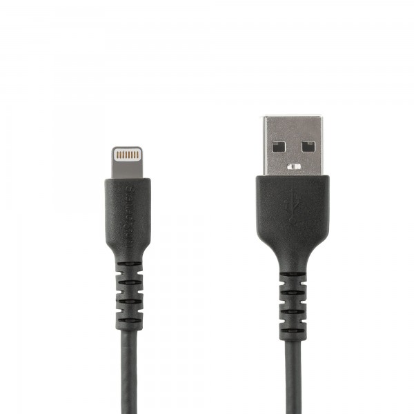 Cable de 1M USB A Lightning  Certificado Mfi de Apple  Negro (RUSBLTMM1MB)