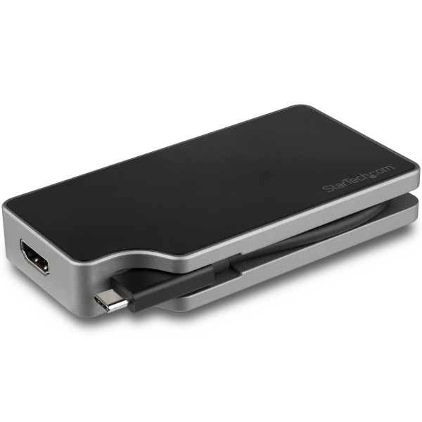 Adaptador de Video Multipuertos USB C - 4 En 1 - con Entrega de Alimen