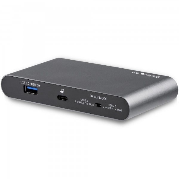 Adaptador Multipuertos USB-C Para Doble Monitor  2 X 4K Dp  Pd 3.0 D (DK30C2DAGPD)