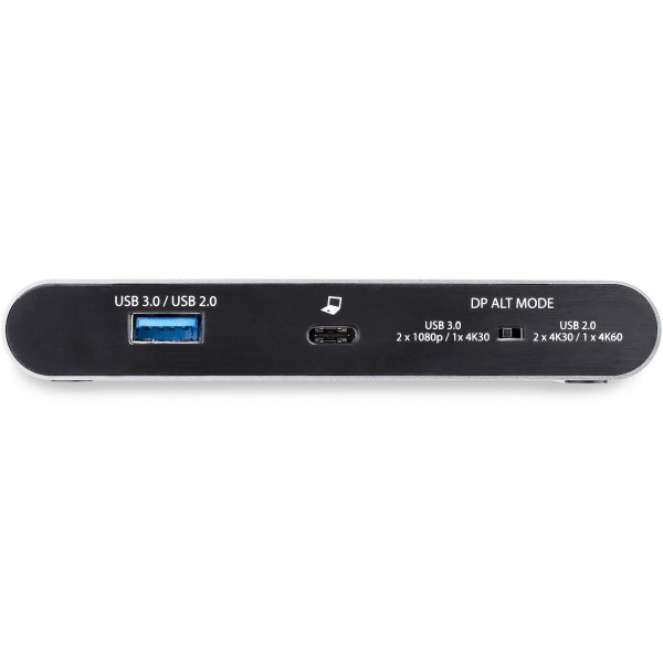 Adaptador Multipuertos USB-C Para Doble Monitor  2 X 4K Dp  Pd 3.0 D (DK30C2DAGPD)