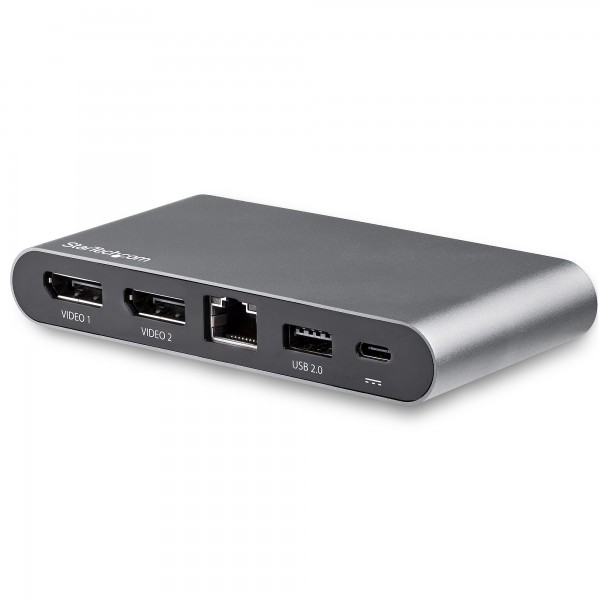 Adaptador Multipuertos USB-C Para Doble Monitor  2 X 4K Dp  Pd 3.0 D (DK30C2DAGPD)