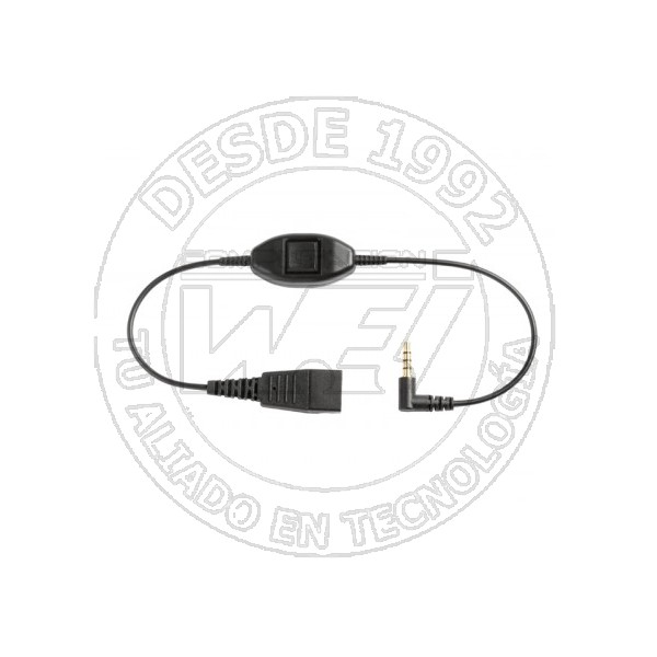Adaptador Jabra 8800-00-103 QD a 3.5 mm (8800-00-103)