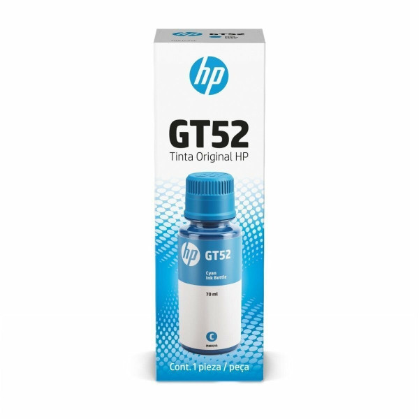 Botella de Tinta HP GT52  CYAN