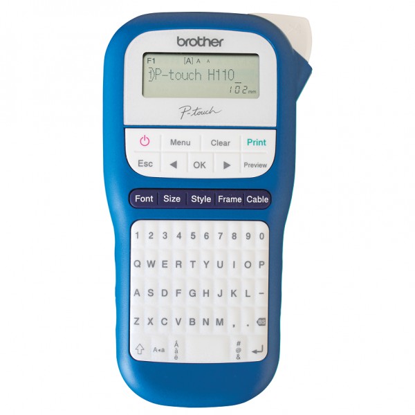 Pth110bw Ptouch Label Maker Bluewhite