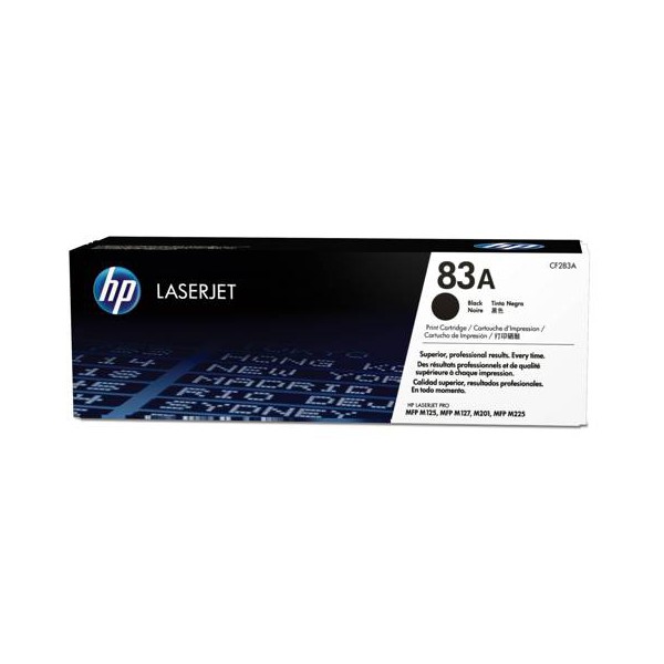 Tóner HP LaserJet Original  83A Negro (CF283AB)