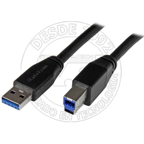 Cable Activo USB 3.0 Superspeed de 10 Metros  A Macho A B Macho (USB3SAB10M)
