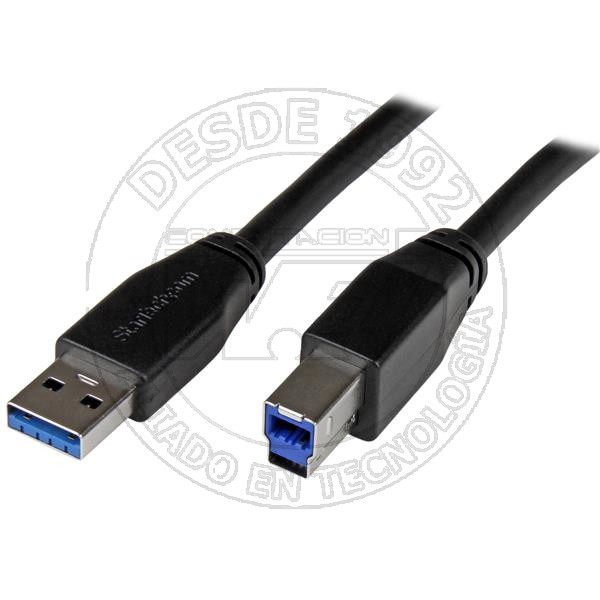 Cable Activo USB 3.0 Superspeed de 10 Metros  A Macho A B Macho