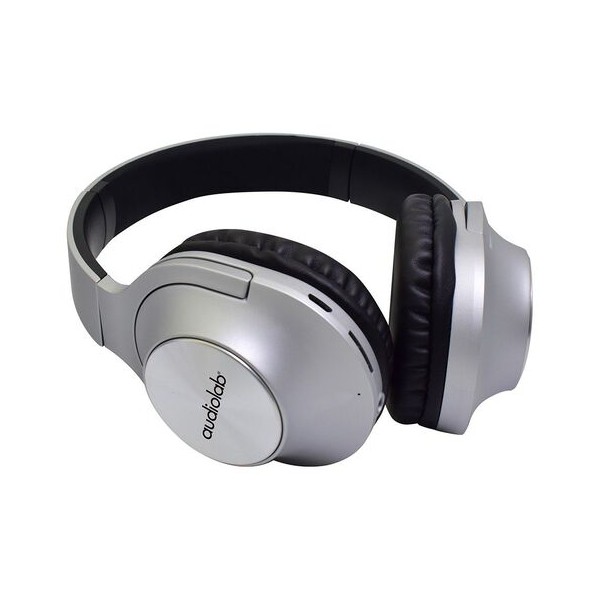 Audífonos Bluetooth Bh973 Plata Audiolab (S104BH973P)