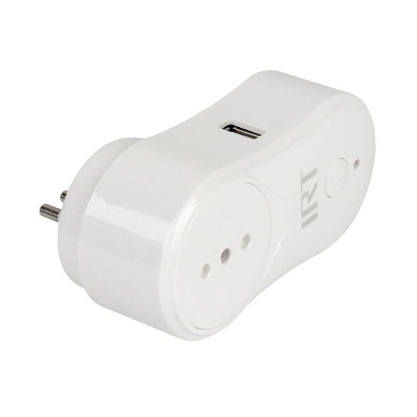 Enchufe Inteligente Con Usb Wifi Irt (S005SOCKETWIFI)