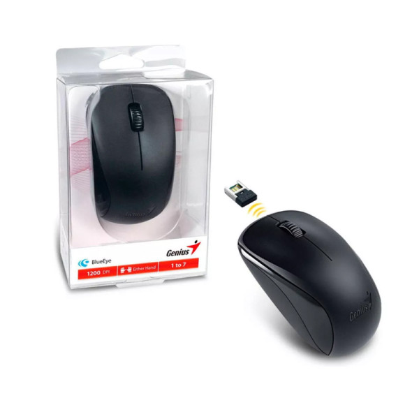 Mouse inalámbrico Genius NX-7000 Negro (31030016400)