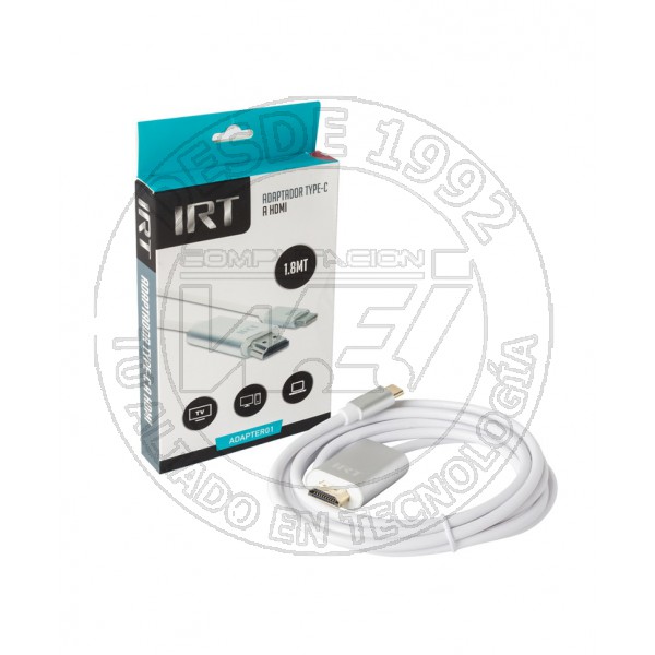 Cable Adaptador Usb Tipo C 3.1 A Hdmi 1.8 Metros 4k (I005ADAPTER01)